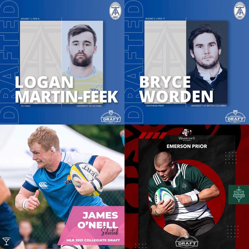 Couple Canadian legends getting picked up in the #MLRDraft!! 🔥🍁🏉 Been a pleasure playing with and against these guys. Huge congratulations, big things to come 🇨🇦