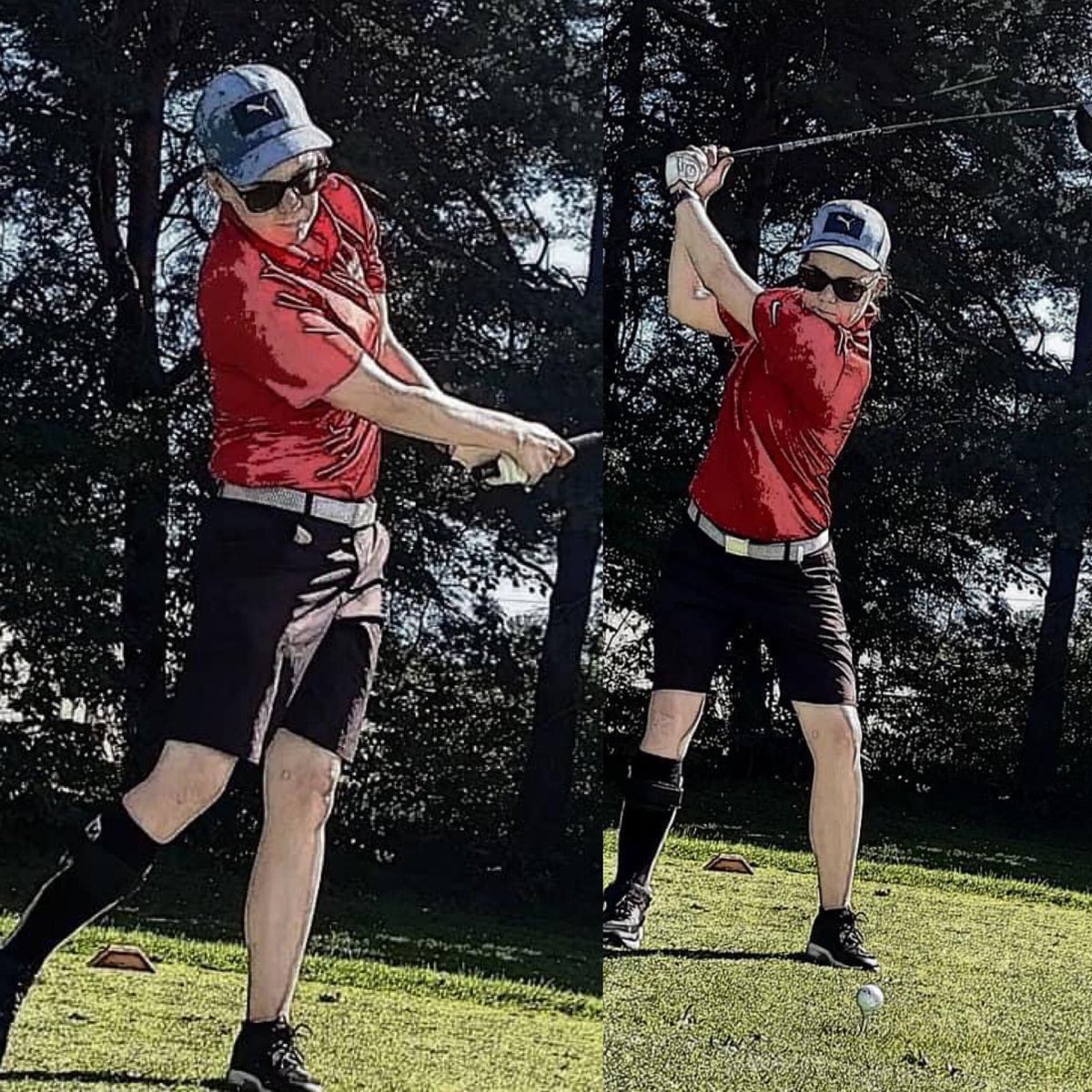 Our special olympics athletes have been staying busy by playing baseball and playing golf