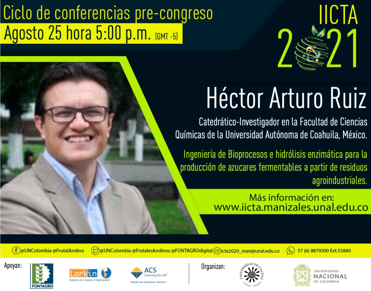 Queremos invitarte a participar en el IICTA 2021, se desarrollará en modalidad virtual 2D. 

No olvides inscribirte en nuestro ciclo de conferencias pre-congreso aquí: peewah.co/events/-ingeni…