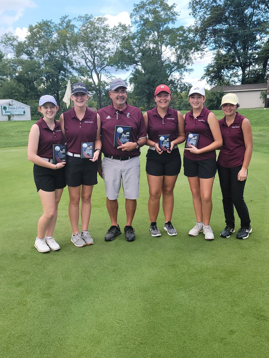 LadyRebels_OCGG's tweet photo. Proud of these girls
8th region Class A Champions
#teamscore 311
@LillyBaumann23 73 low medalist
@HStedam 79
@Carolin99515814 78
Andie Baumann 81
@emily_stedam 84 https://t.co/3VqCmlxmOn