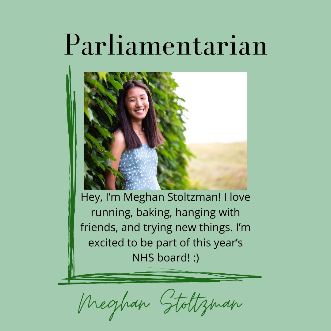 Meet your NHS board for 2021-2022! (Part 2)