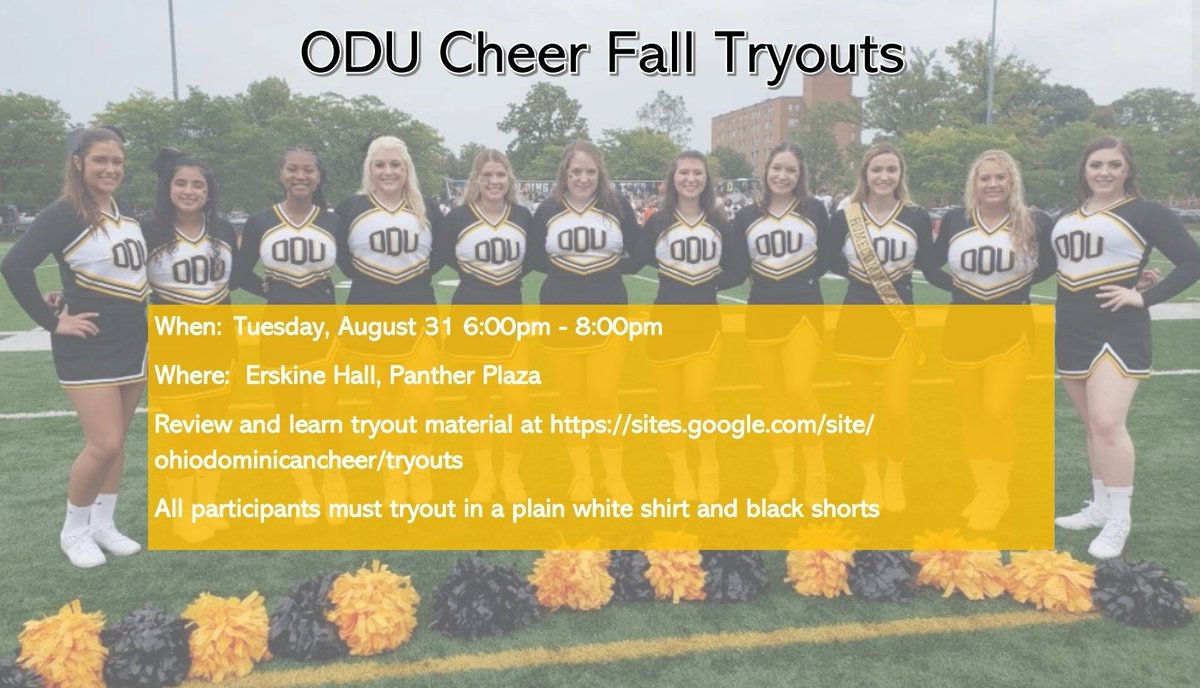 Ohio Dominican Cheer tweet media