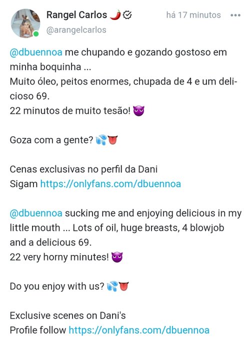 Watch Rangel Carlos Feiticeira 🌶 ✨'s leaked NSFW photo on TwXstars