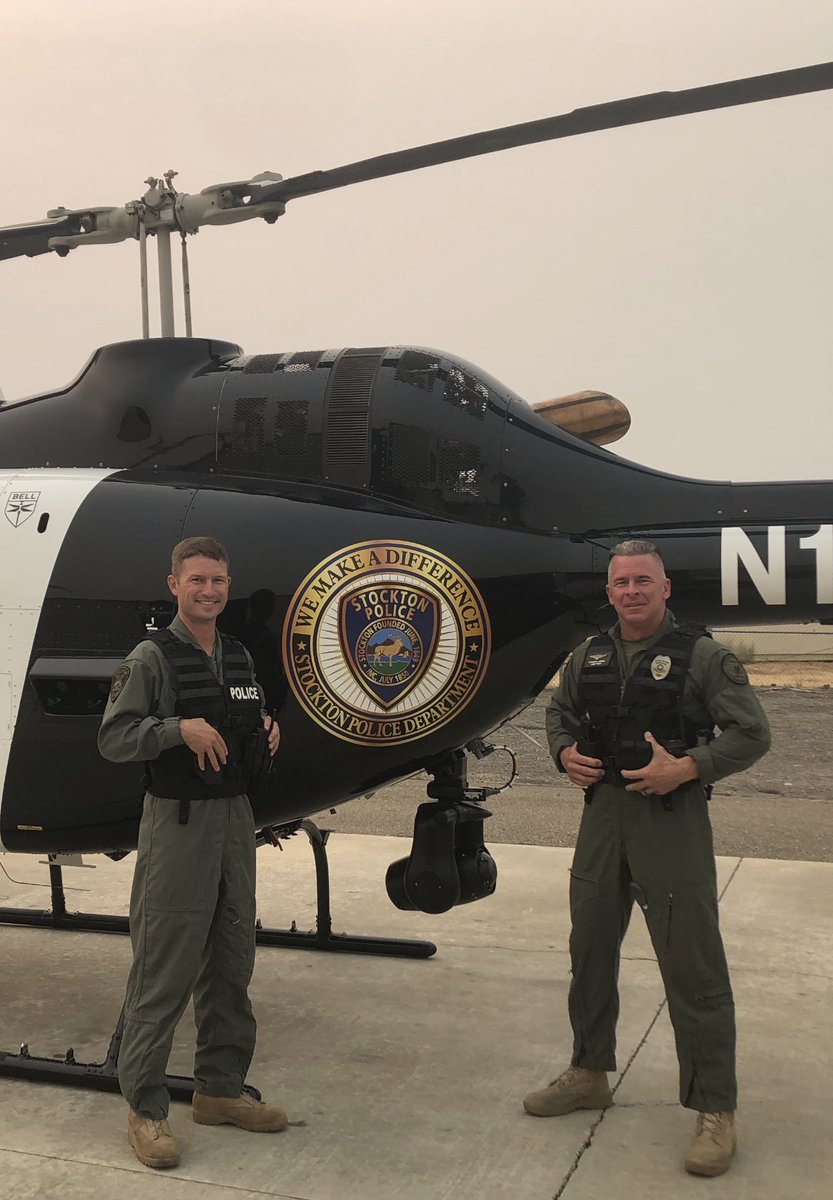 StocktonPolice's tweet photo. Today, the Stockton Police Department celebrates #NationalAviationDay.  We would like to thank the Air Support Unit for keeping our community and officers safe. 

#FalconOneZero
#AlwaysReady https://t.co/CAbb70o5sf