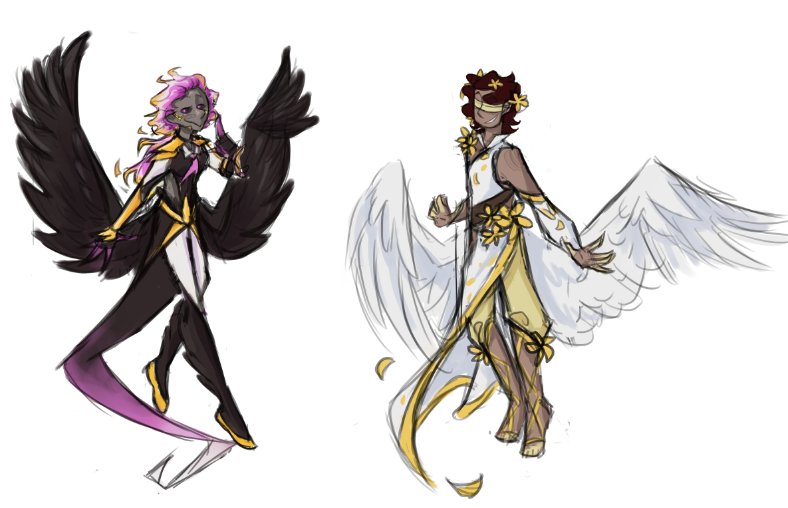 Froggie_random's tweet photo. Moros and Elpis AU where things went differently 

@FourOhFourEnt 
@Captain_Froggie

#OriginsOfOlympus 
#OriginsMCRP https://t.co/wWqooVxFAA