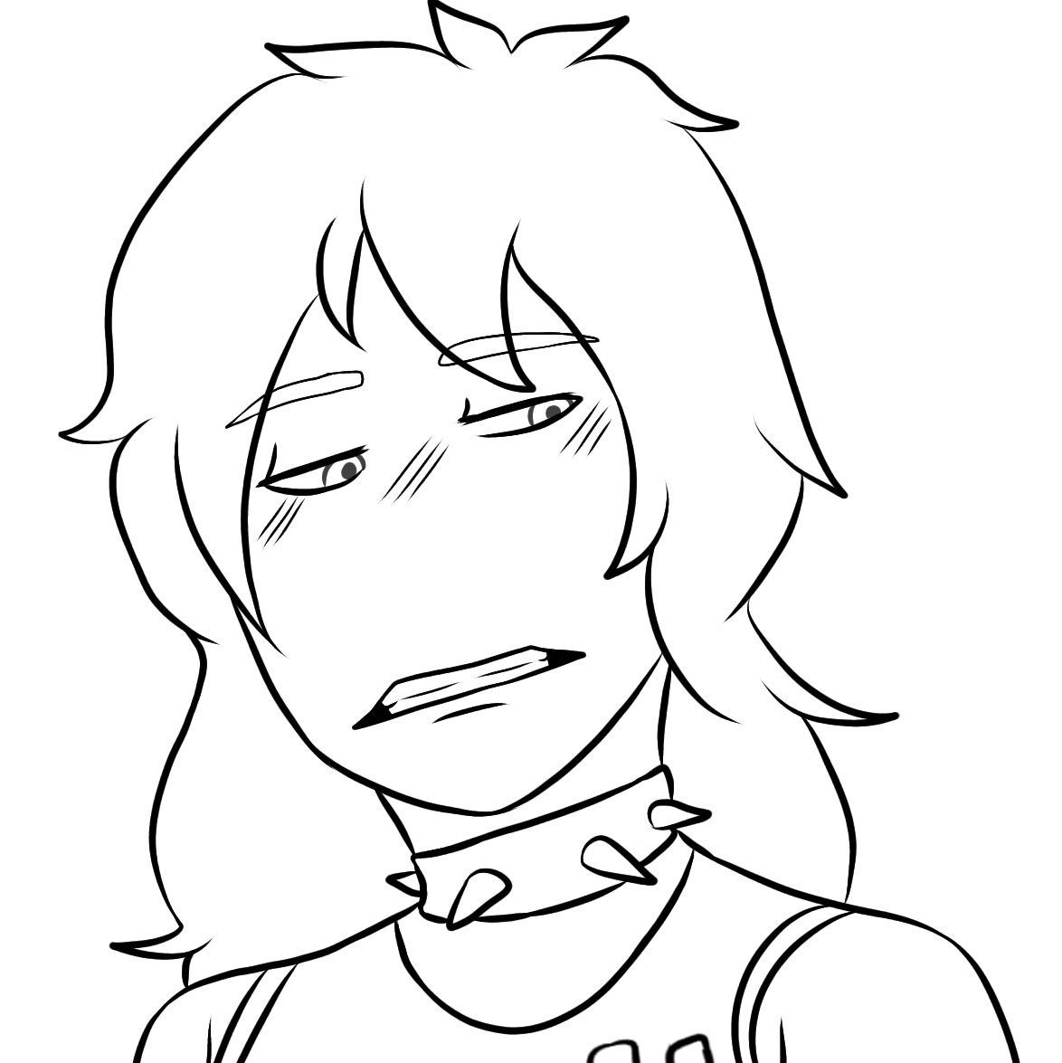 sevginez's tweet photo. Peter emo and Y / N rocker, I don't know why I imagined that
I know that the anatomy is wrong, I did it quickly xD

#YourBoyfriendfanart 
#YourBoyfriend 
#YourBoyfriendPeter 
#YourBoyfriendGamePeter https://t.co/owhd27MxMH