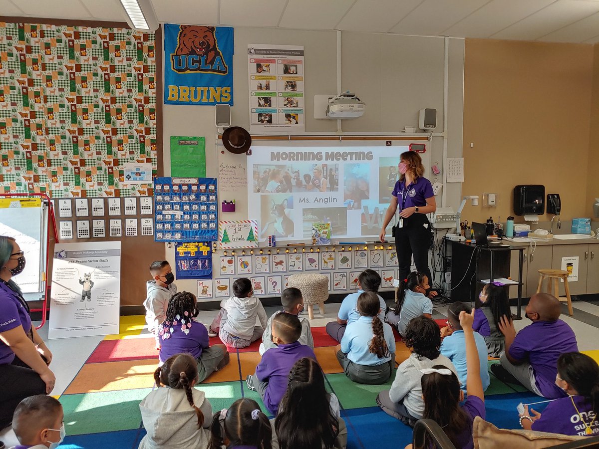 TK, 1st &amp; 2nd grade scholars are absolutely rocking the first week of school! It’s great to have our classrooms full of kind, respectful &amp; motivated learners🍎 @AspireInskeep