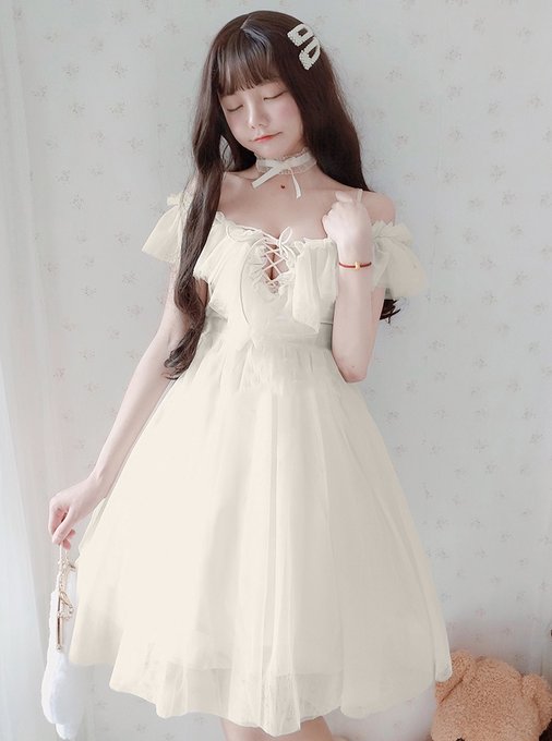 チュールワンピースのtwitterイラスト検索結果