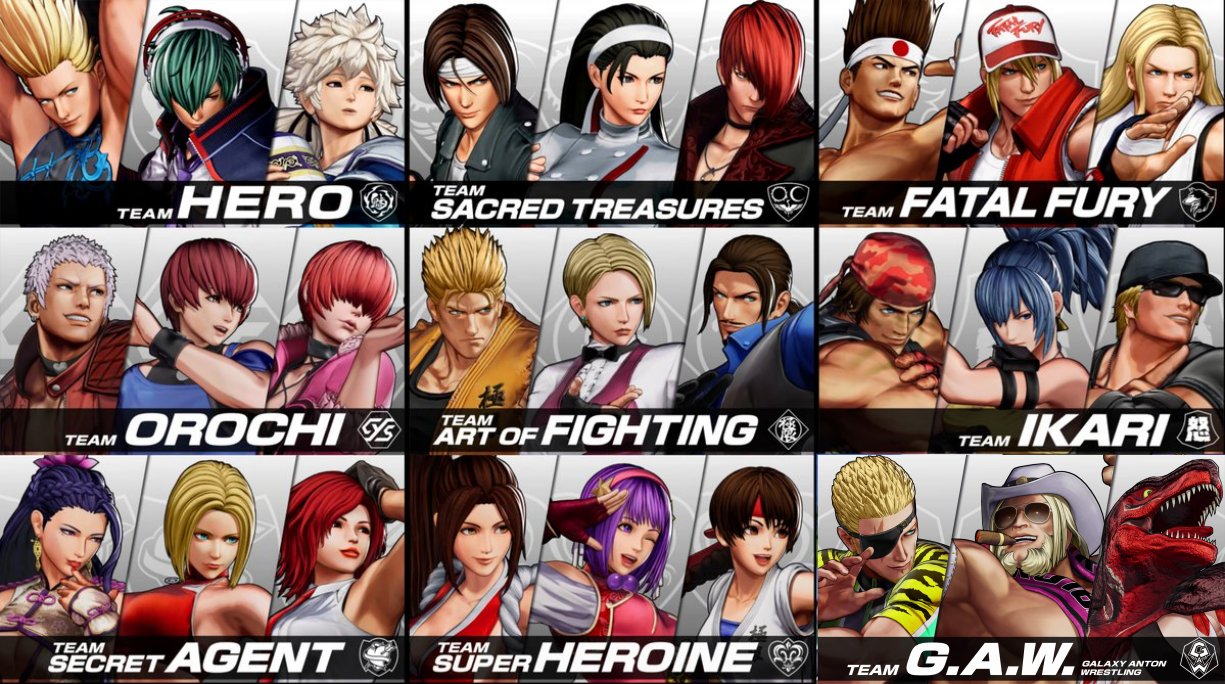 𝕨𝕠𝕣𝕦𝕥𝕠 on X: The #KOFXV Announced Roster so far is already 28  Characters, all killer no filler. It took Capcom 2 seasons of paid DLC  after launch to get a Roster this