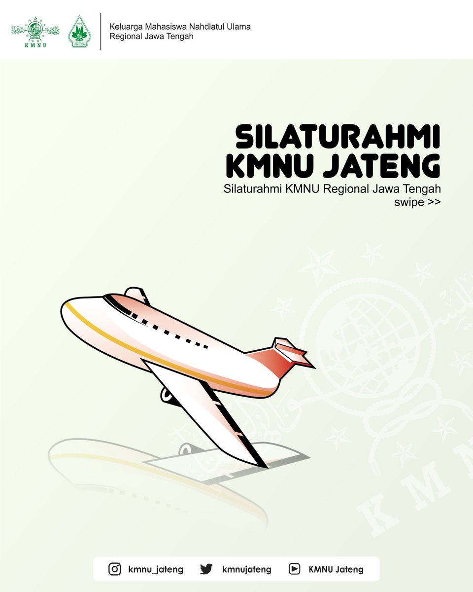 kmnujateng's tweet photo. 🌺[ SILATURAHMI]🌺

Assalamu'alaikum Wr Wb
Dengan niat memperoleh ridho Allah SWT, dalam rangka mengencangkan silaturahmi sekaligus bertukar fikiran, akan dilaksanakan silaturahmi KMNU Jateng ke KMNU Unsoed dan KMNU Unissula 😊 https://t.co/YmJQ0Pw8Le