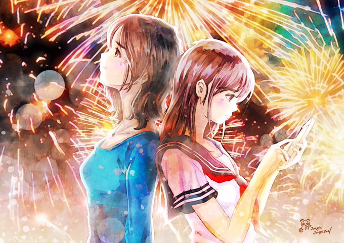 星と花火が降る夜にのtwitterイラスト検索結果 星と花火が降る夜にのtwitterイラスト検索結果