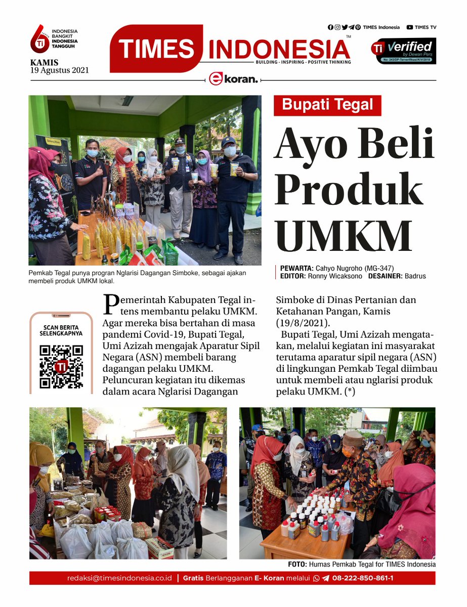 InfoPewarta's tweet photo. @dinkopjateng @umkmtegal @dakopukm @umiazizah60 @ArdieSedulur #umkm #tegal @HumasTegalkab @PemkotTegal @DinsosKabTegal @umkmtegal #JatengPeduliSesama @kominfokabtegal @ganjarpranowo https://t.co/2GlLiaQODm