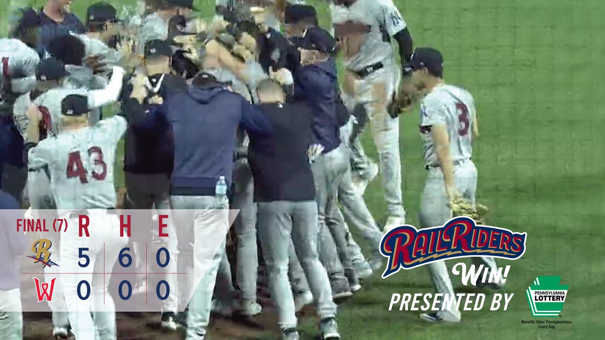 Sean Boyle is elite. 

Tonight's RailRiders win is presented by the <a href="/PALottery/">Pennsylvania Lottery</a>