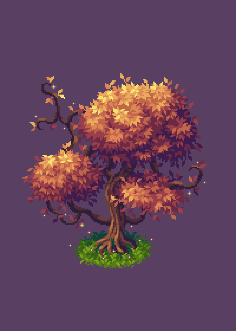 evsailey's tweet photo. Tree study 🍂

#pixelart https://t.co/9cnK7iOgd0