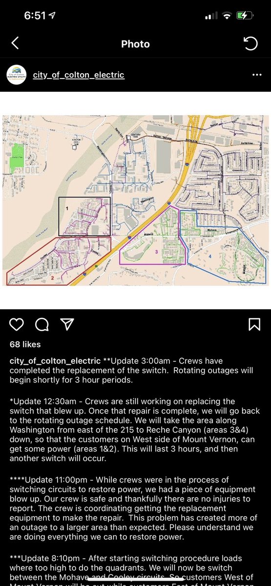 kescobedo86's tweet photo. @KTLA @KTLAMorningNews @ABC7 @abc7marc 
The city of Colton has had near 4 blackouts since April and we haven’t had any electricity since Wednesday @ 4:30am We’ve called and made complaints but we are not getting any answers, https://t.co/RbH6YNKSOf