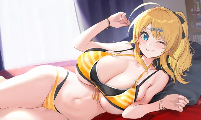 " プロデューサーがじろじろ見ているから、そのまま持ち帰りました~⭐️" 