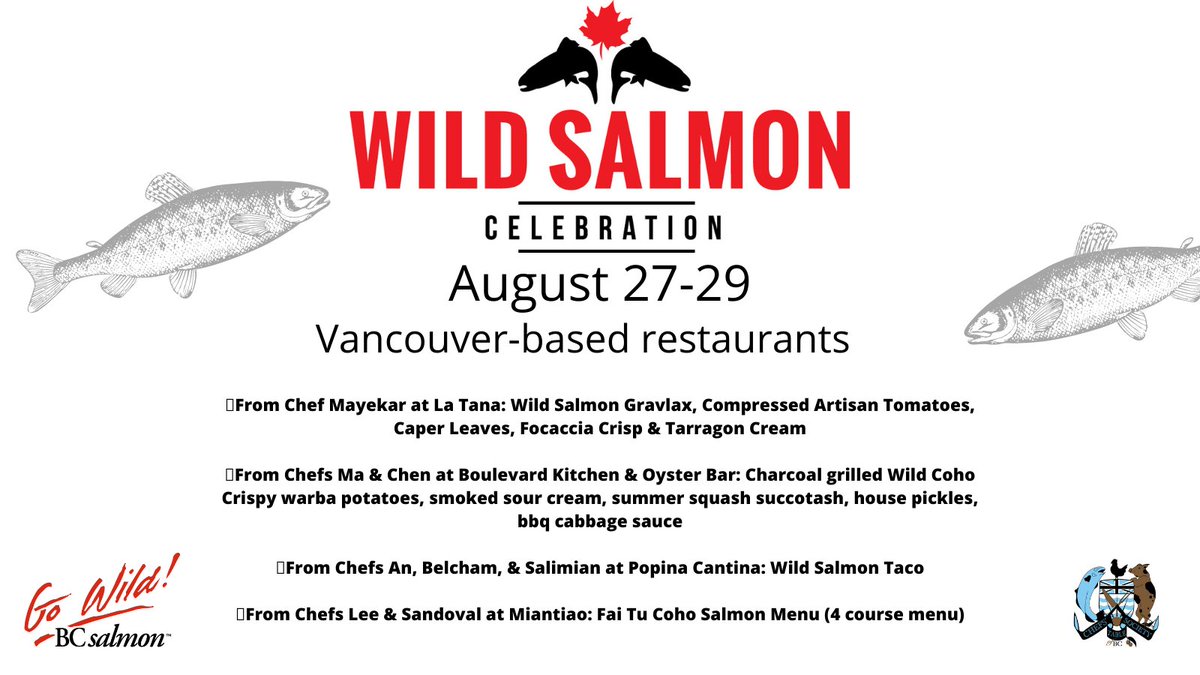Shhhh here are some menu items you can order at Vancouver- based restaurants during next weekend's #WildSalmonCelebration. Which one(s) will you try? #CTSBelong