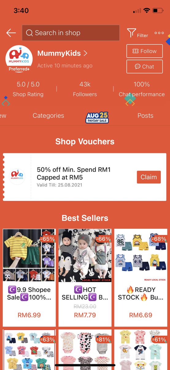 pyqatahir's tweet photo. i nak share beli baju kat sini mmg helok2 naaa. kain dia mmg superb dah lah design semua cute! 😭😭dah dua kali repeat order 😂 https://t.co/K2XaP0OeE4