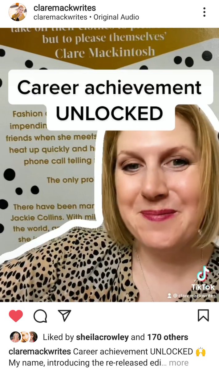 BookMinxSJV's tweet photo. LOVE this #BeMoreJackie #LethalSeduction tiktok reel @claremackint0sh posted on insta! https://t.co/v4U8ihVe6h