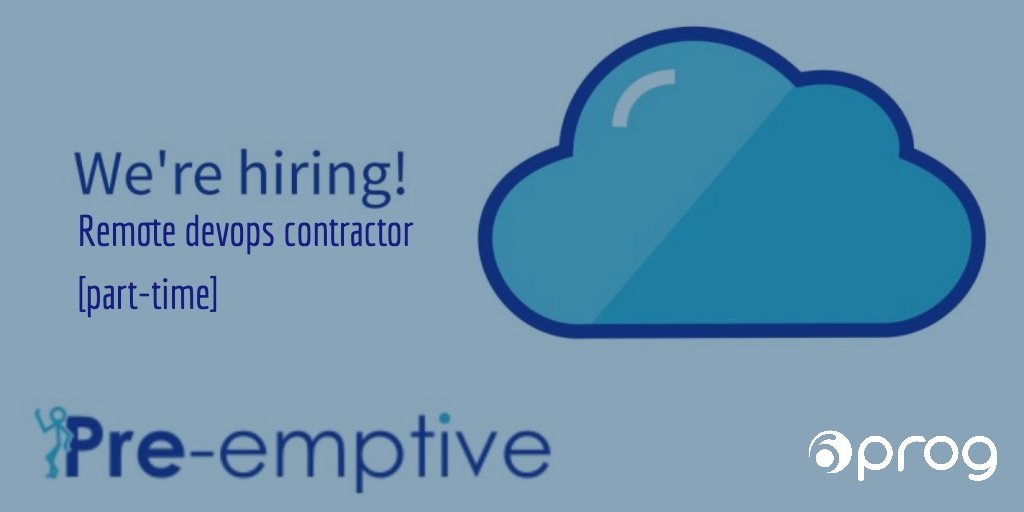 6prog's tweet image. Remote devops contractor  
[part-time] buff.ly/3lP84Fe