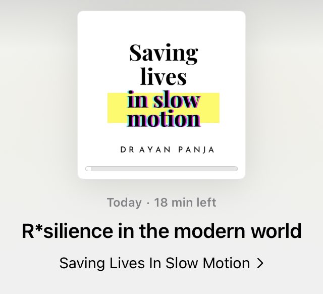 It’s a word I feel can be overused so I wanted to explore where it came from - this is an episode on resilience. 

podcasts.apple.com/gb/podcast/sav…