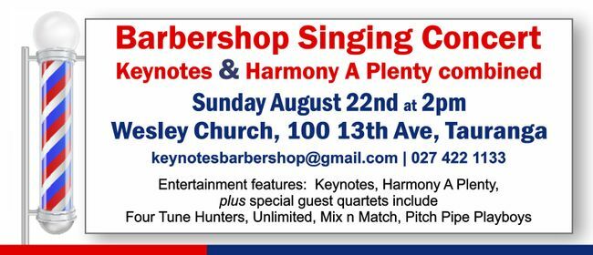 #Tauranga Bay of Plenty #NouvelleZelande: Barbershop Singing Concert 22 Aug 2021 https://t.co/mePD1OzRwu https://t.co/TnbMlVibtJ