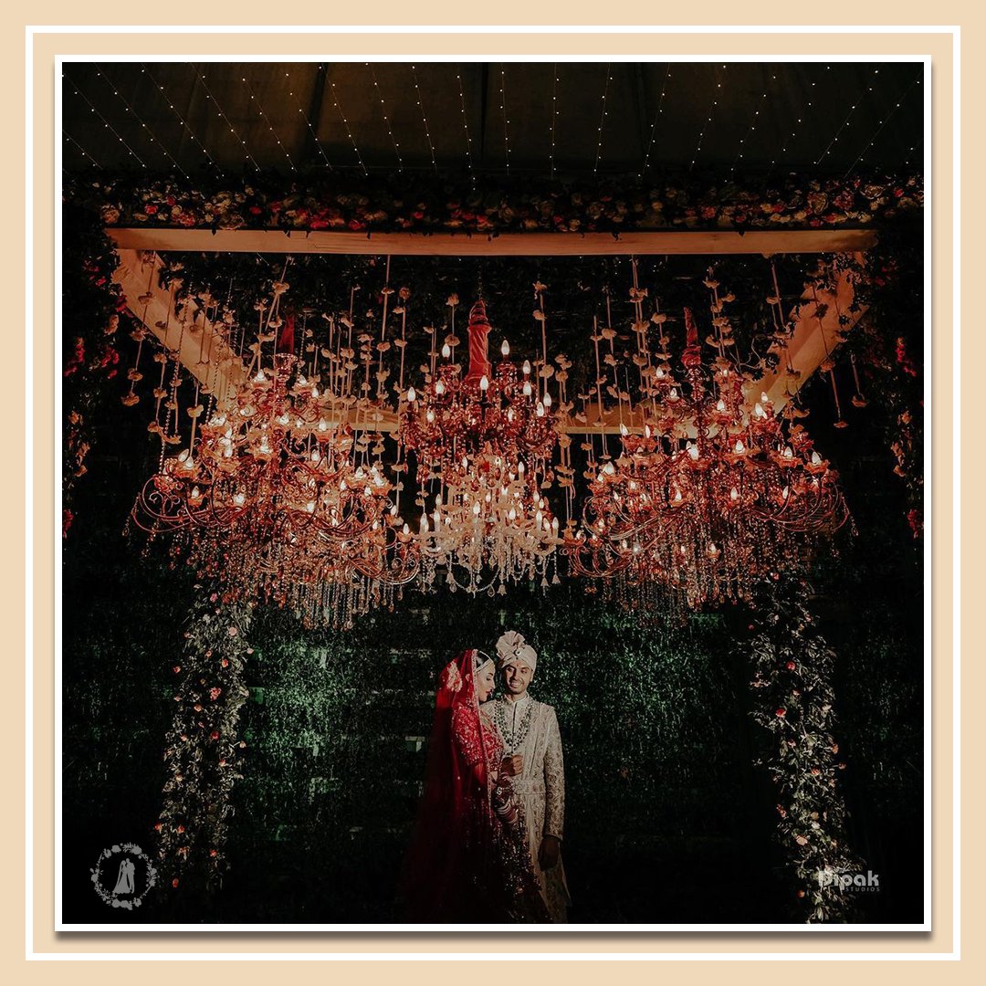 When we say wedding goals, that what we mean😍
.
.
In Frame : <a href="/sunnybhalla24/">Sunny Bhalla</a> &amp; <a href="/shivangi/">shah shivangi</a>.11
MUA <a href="/samairasandhu/">Samaira Sandhu</a>
Outfit @lustrepretandcouture
Location @oberoinewdelhi
Decor @evolve_weddings
Photography @dipak_studios
#myweddingvenues
#gorgeouscouple #elegant #redlehanga