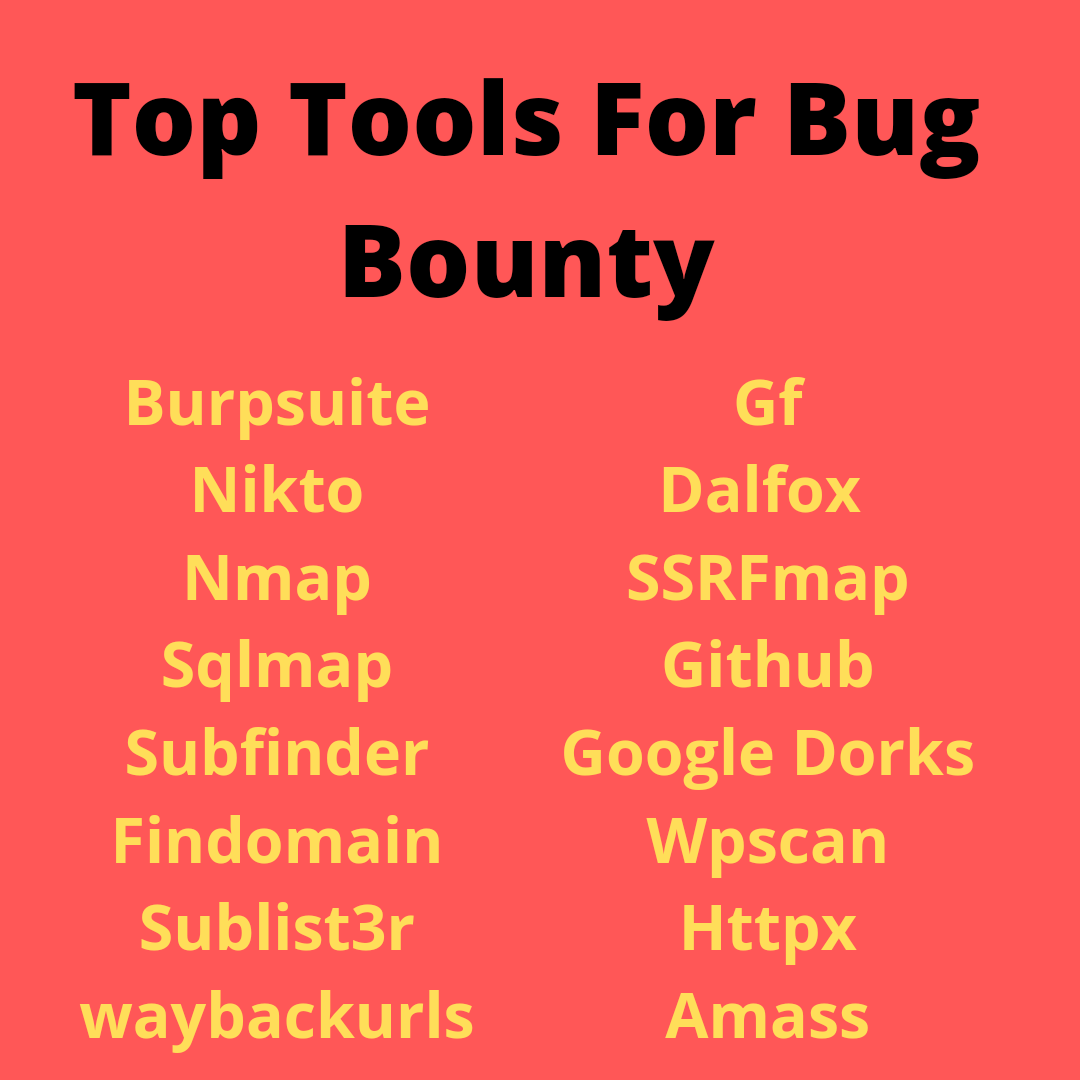 HackTube5's tweet image. Top tools for bug bounty #bugbountytips #bugbountytip #bugbountytools #hacktube5