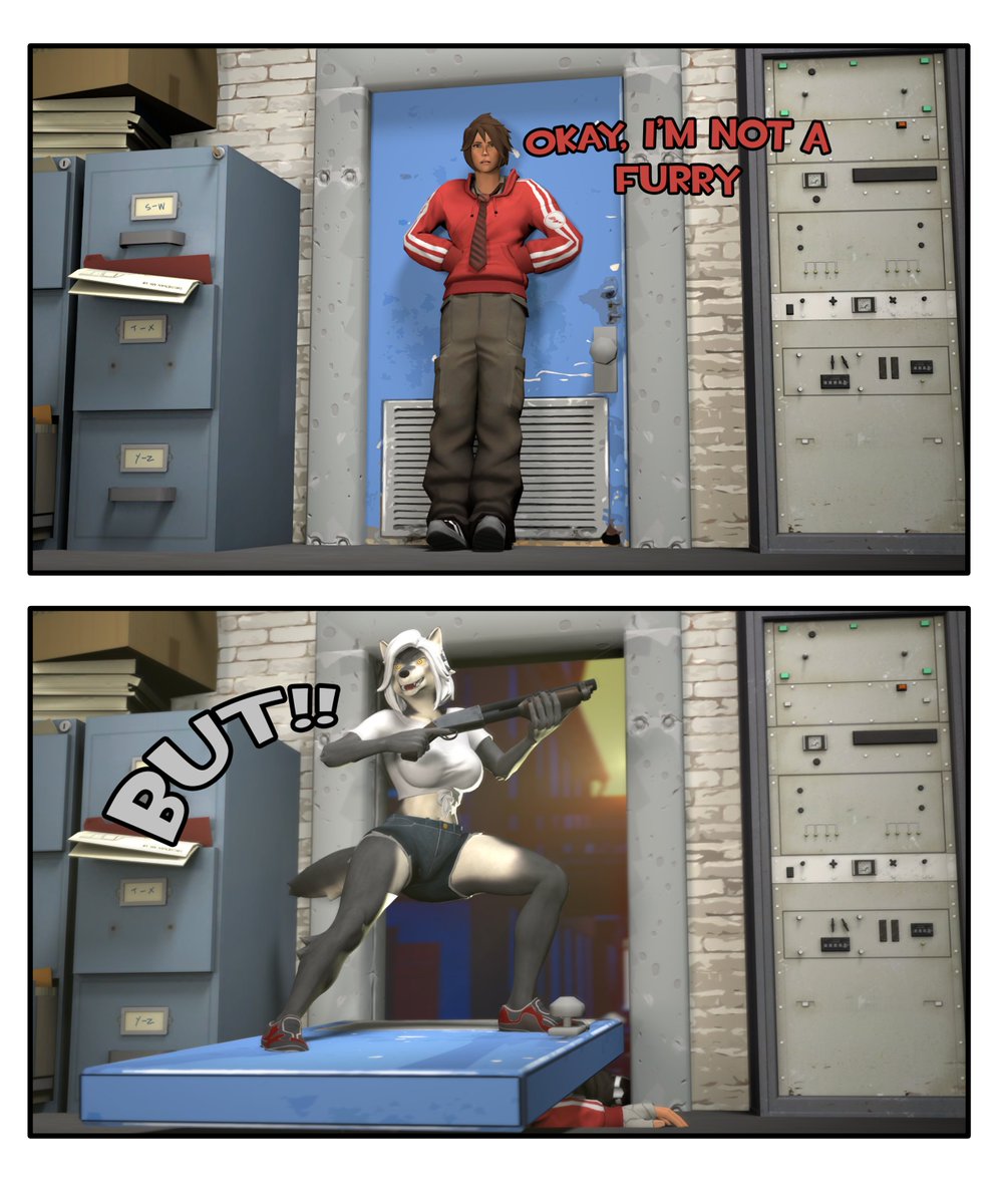 UnWellerman's tweet image. A low-effort shitpost. I swear, I'm not a furry.