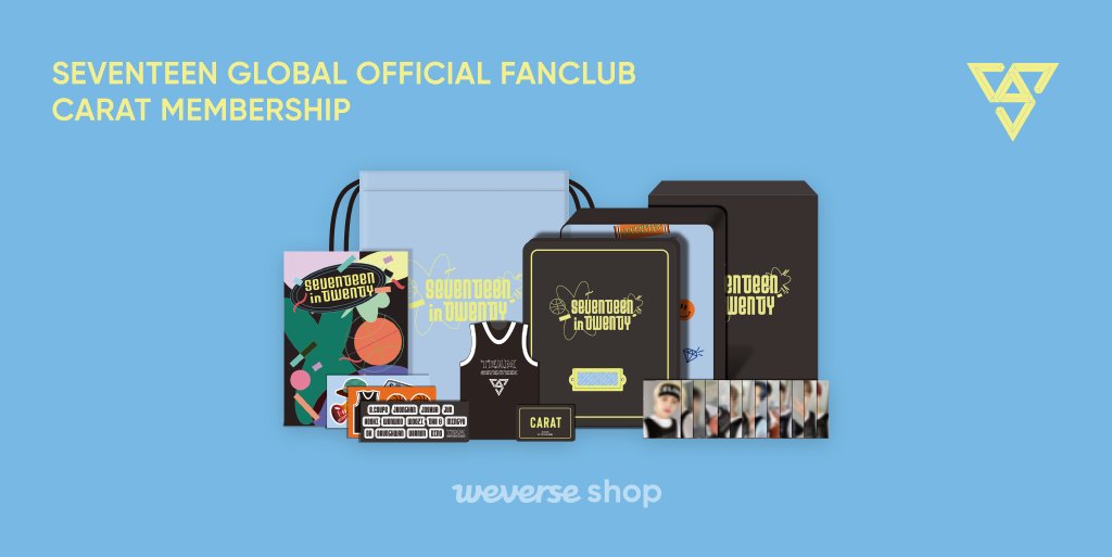 Weverse Shop on Twitter "SEVENTEEN GLOBAL OFFICIAL CARAT