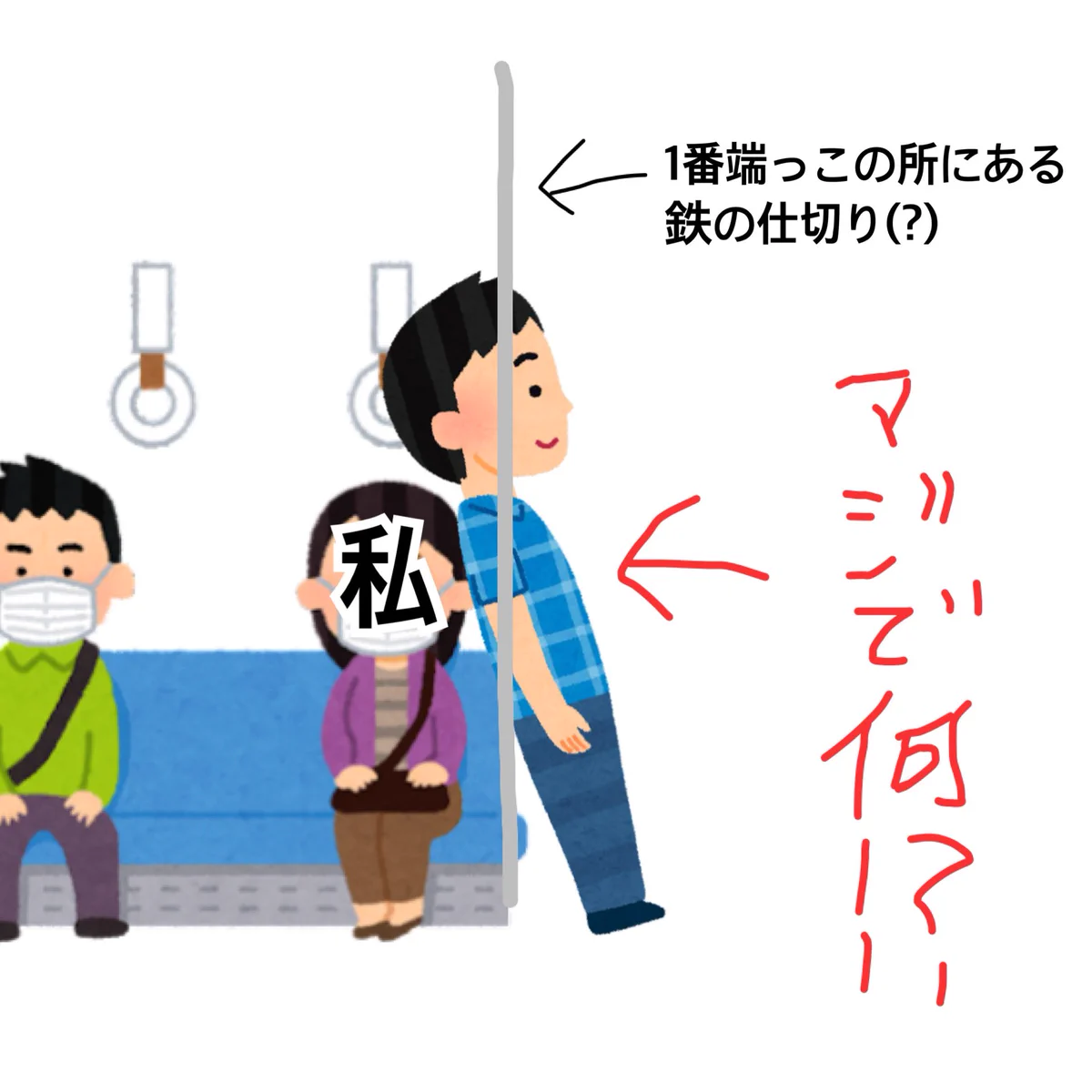 皆はマネしないように！電車での不快な行動がこれ！