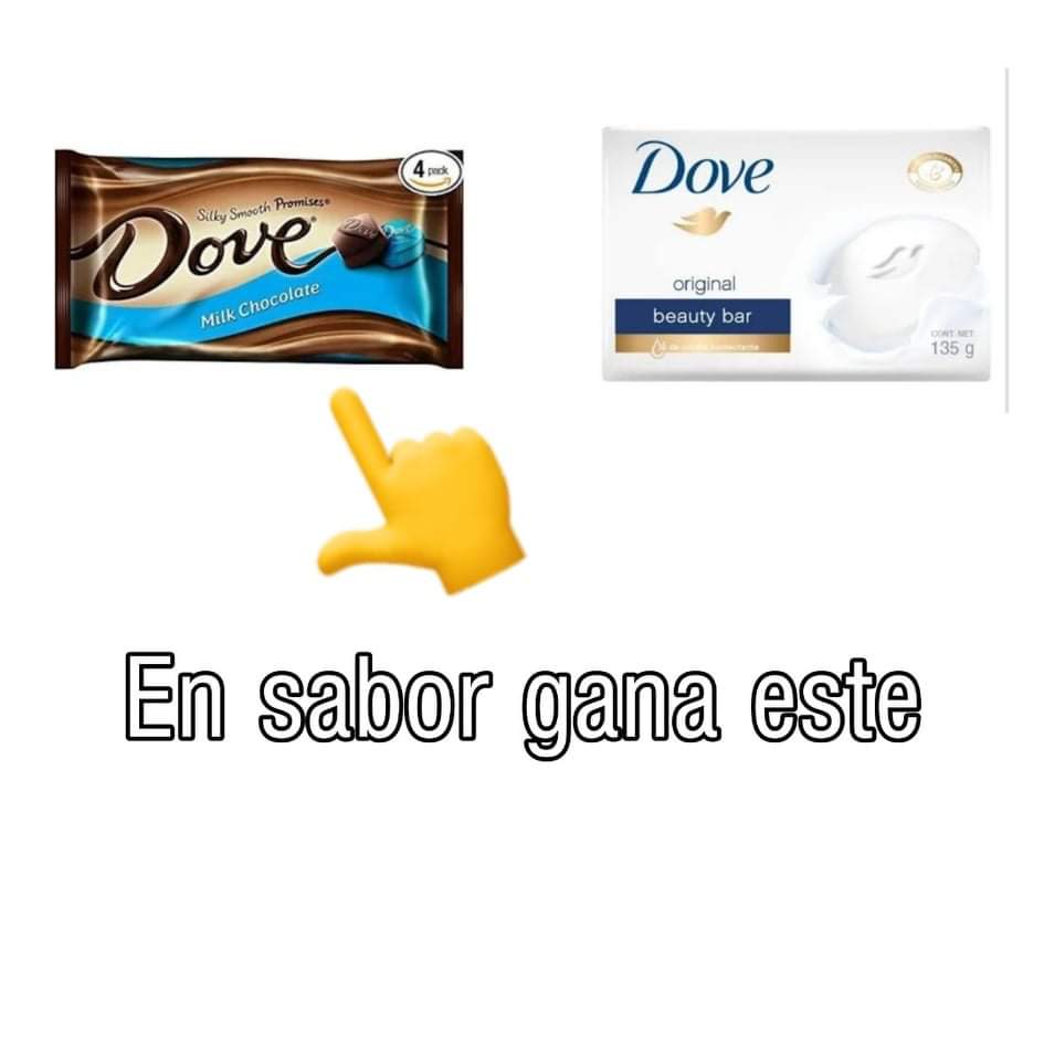 soyalexer's tweet photo. Me acabo de dar cuenta que el chocolate dove sabe mejor que el jabón
 #ChangeMyMind https://t.co/EujXR8XVod