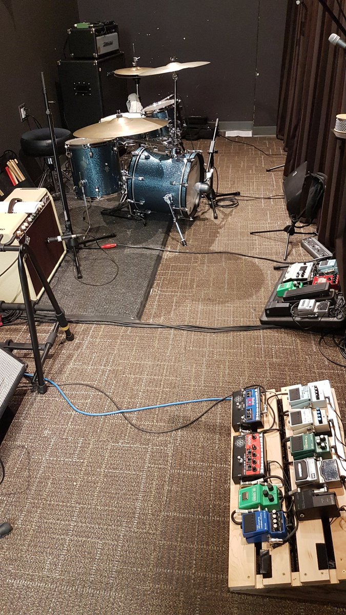 RadioTragedy4's tweet photo. A peak backstage after soundcheck. We're ready for our @CenturyCasinoSA shows Friday and Saturday. 9pm. No cover. #livemusic is back! https://t.co/hD4PbyU3E0