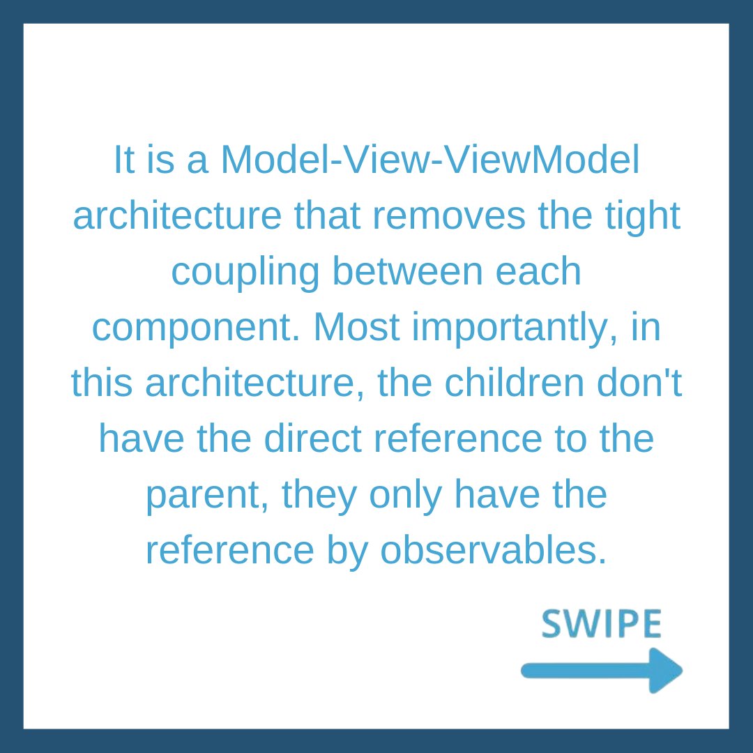 CodersArts's tweet image. Swipe to know- What is MVVM architecture? Advantages/Disadvantages of MVVM Architecture and more.
Read the full article: codersarts.com/post/mvvm-arch…
#programmingassignmenthelp #programmingassistance #codinghelp #assignmenthelp #codementorship #CapstoneProjects #codersarts #sofstack