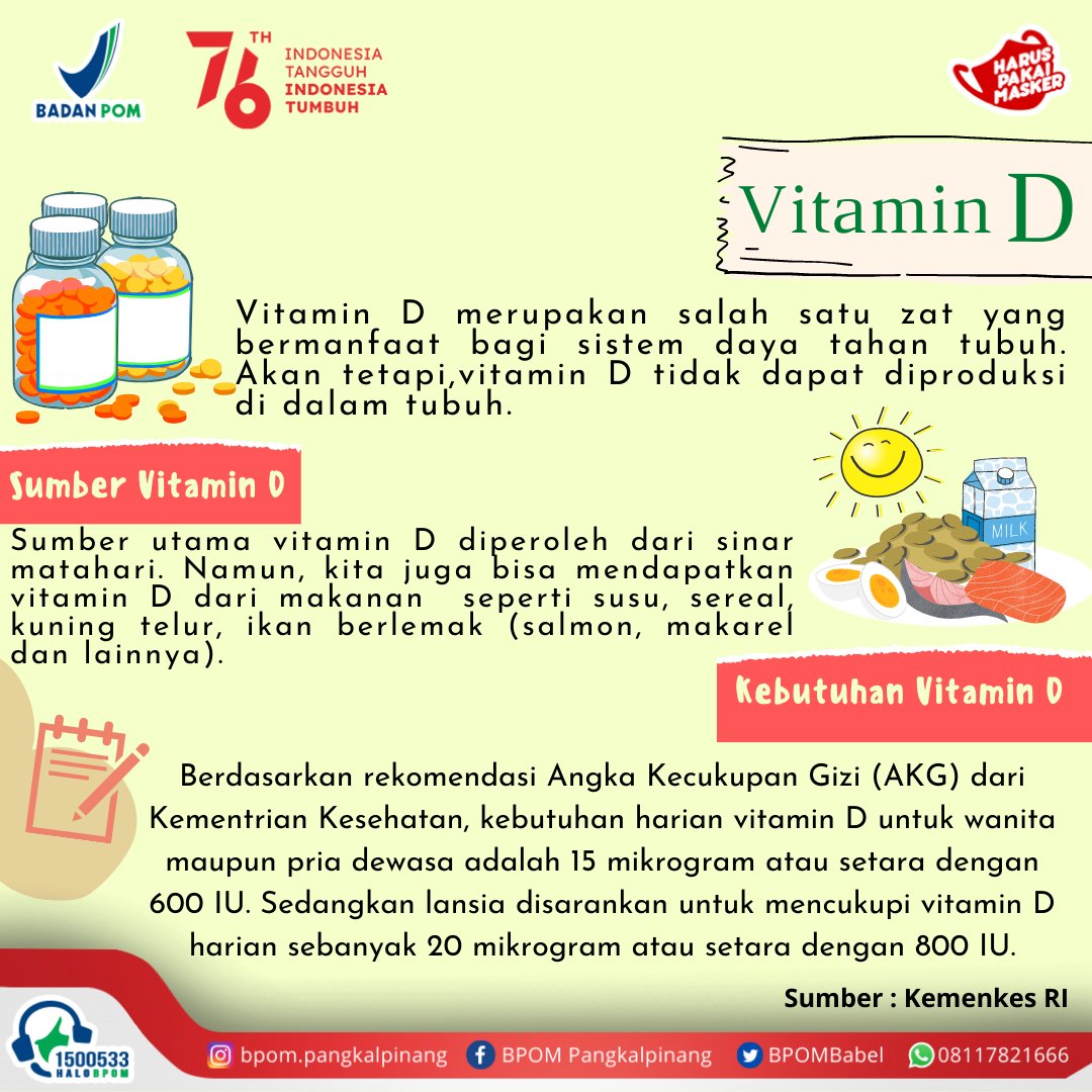 Diperoleh dari vitamin sumber d dapat Manfaat Vitamin