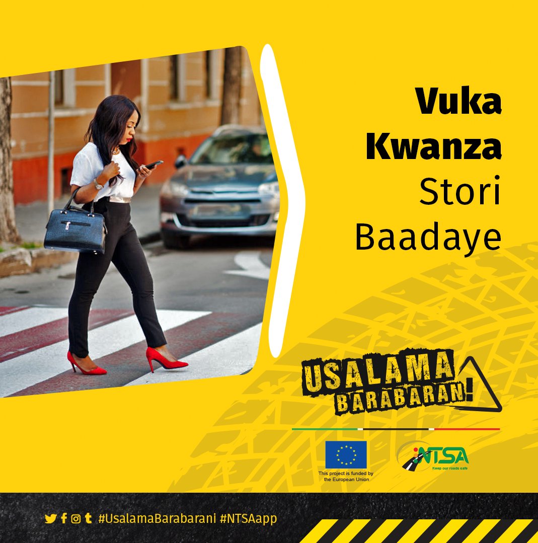 ghettofmke's tweet photo. Vuka kwanza, stori baadaye!
Kwani, mambo yanaweza badilika chini ya sekunde moja  #UsalamaBarabarani #FikaSalama  #NTSA @EUinKenya @ntsa_kenya @spokespersonGOK @InteriorKE https://t.co/pmx9HWXdOs