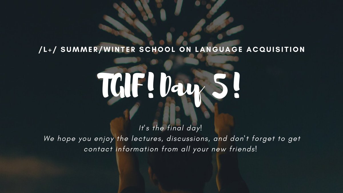 The week has gone by so quickly! It's the final day of our inaugural Truly Global L+ Summer School! Looking forward to more rounds of wonderful discussions! If you have questions on using tools/materials for multilingual research, make sure you attend the practical session!