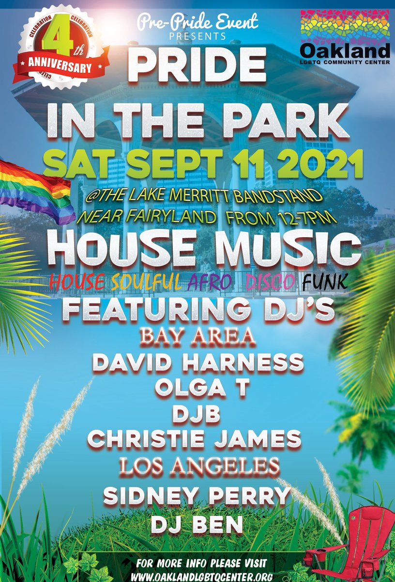 DJB510's tweet photo. #HouseMusic #OaklandPride2021 #BayArea #SanFrancisco #PrideInThePark #Oakland #LakeMerritt #DavidHarness #DJB #OlgaT #SidneyPerry #DJBen #LosAngeles #Bay2La https://t.co/gJiP2ZvwHH
