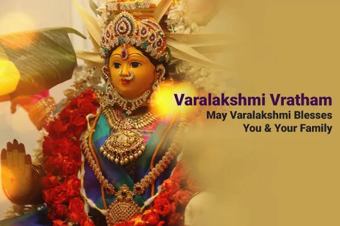 #Varamahalakshmi
ಶ್ರೀ ವರಮಹಾಲಕ್ಷ್ಮಿ ವ್ರತವು ಸುಮಂಗಲೆಯರಿಗೆ ಒಂದು ಮಹತ್ತ್ವದ ವ್ರತವಾಗಿದೆ.

ಸಕಲ ಸಂಪತ್ತು ಪ್ರಾಪ್ತವಾಗಲು ಪ್ರತಿಯೊಬ್ಬರೂ ಒಂದಲ್ಲ ಒಂದು ರೀತಿಯಲ್ಲಿ ಶಕ್ತಿಯ ಉಪಾಸನೆಯನ್ನು ಮಾಡುವುದು ಆವಶ್ಯಕವಾಗಿದೆ ಎಂದು ಶಾಸ್ತ್ರಗಳಲ್ಲಿ  ಹೇಳಲಾಗಿದೆ.

ಅದರಲ್ಲಿ ಶ್ರೀ ವರಮಹಾಲಕ್ಷ್ಮಿ ವ್ರತವೂ ಒಂದು.

#VaraMahalakshmifestival