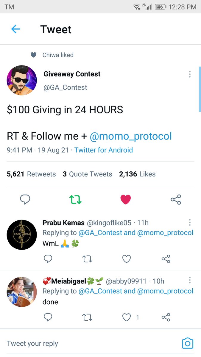 Ppauloppp's tweet photo. @GA_Contest @momo_protocol Thank you.. 🙏 https://t.co/Wgq6bY7CqK
