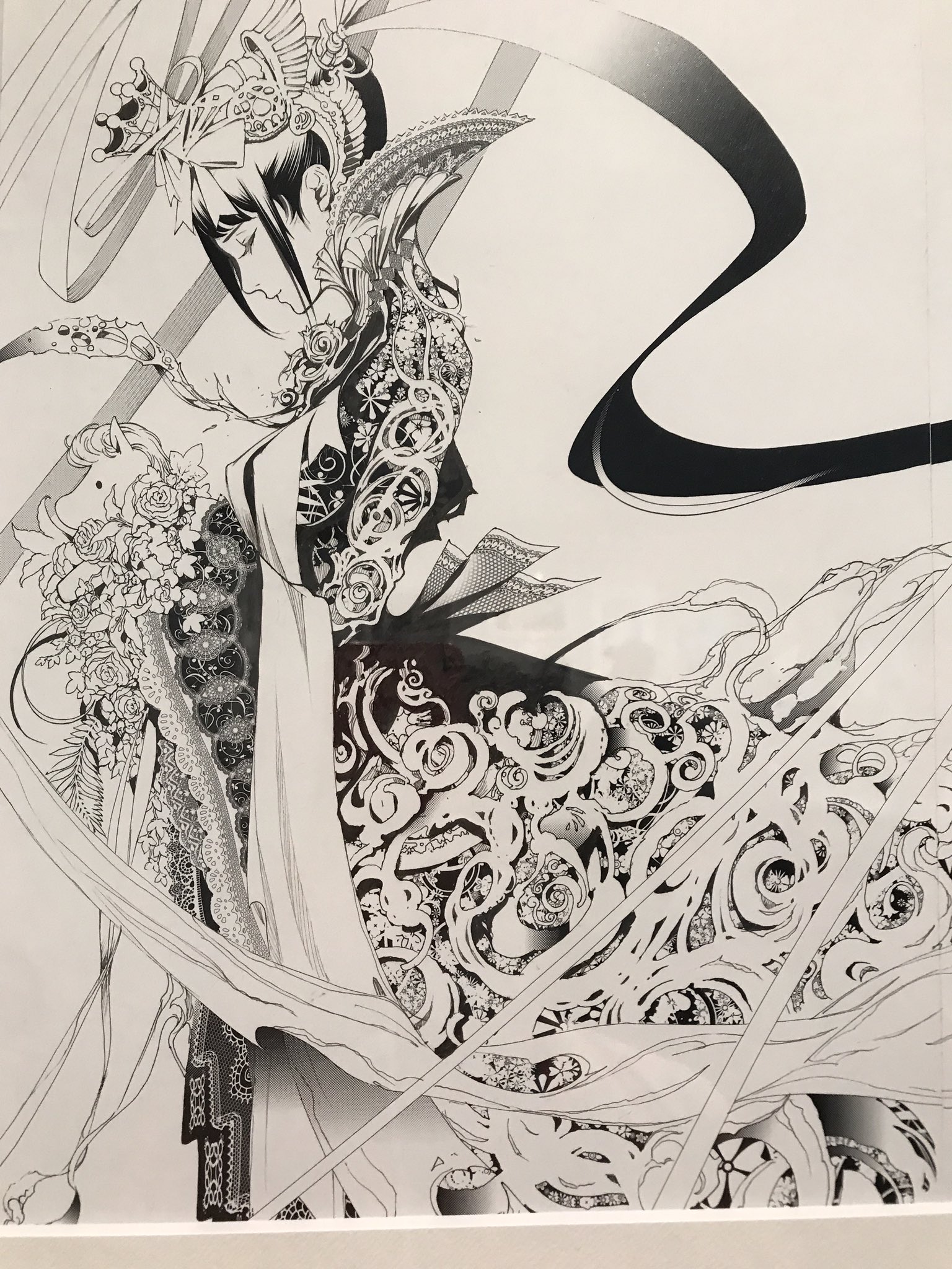 梵辛 くちべた食堂 次にくるマンガ大賞ランクイン 大暮維人展見てきました 技術とアイデアと熱量の全てが備わった世界最強の原画がたくさん見れました 天上天下は年代的にともかく バイオーグトリニティまでもほぼ全部手描きのトーン手貼りだったの