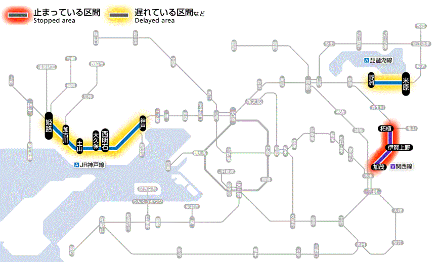琵琶湖線の遅延情報 34ページ目 今日現在 リアルタイム最新情報 ナウティス