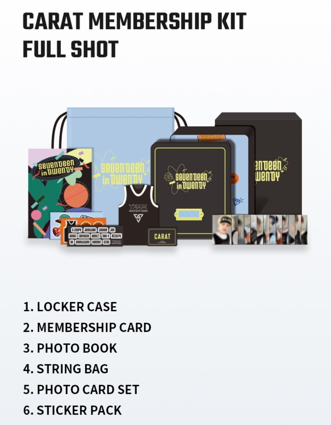 X 上的쿱정원🌻‧₊˚.:「SEVENTEEN in Twenty Membership Kit https://t
