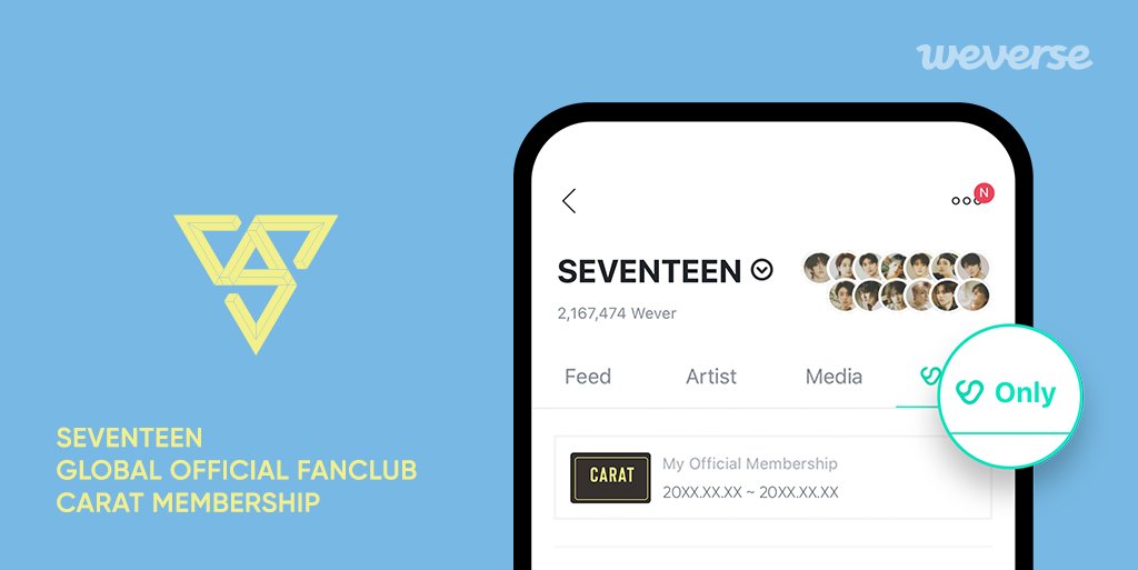 SEVENTEEN GLOBAL OFFICIAL FANCLUB CARAT MEMBERSHIPに入会して