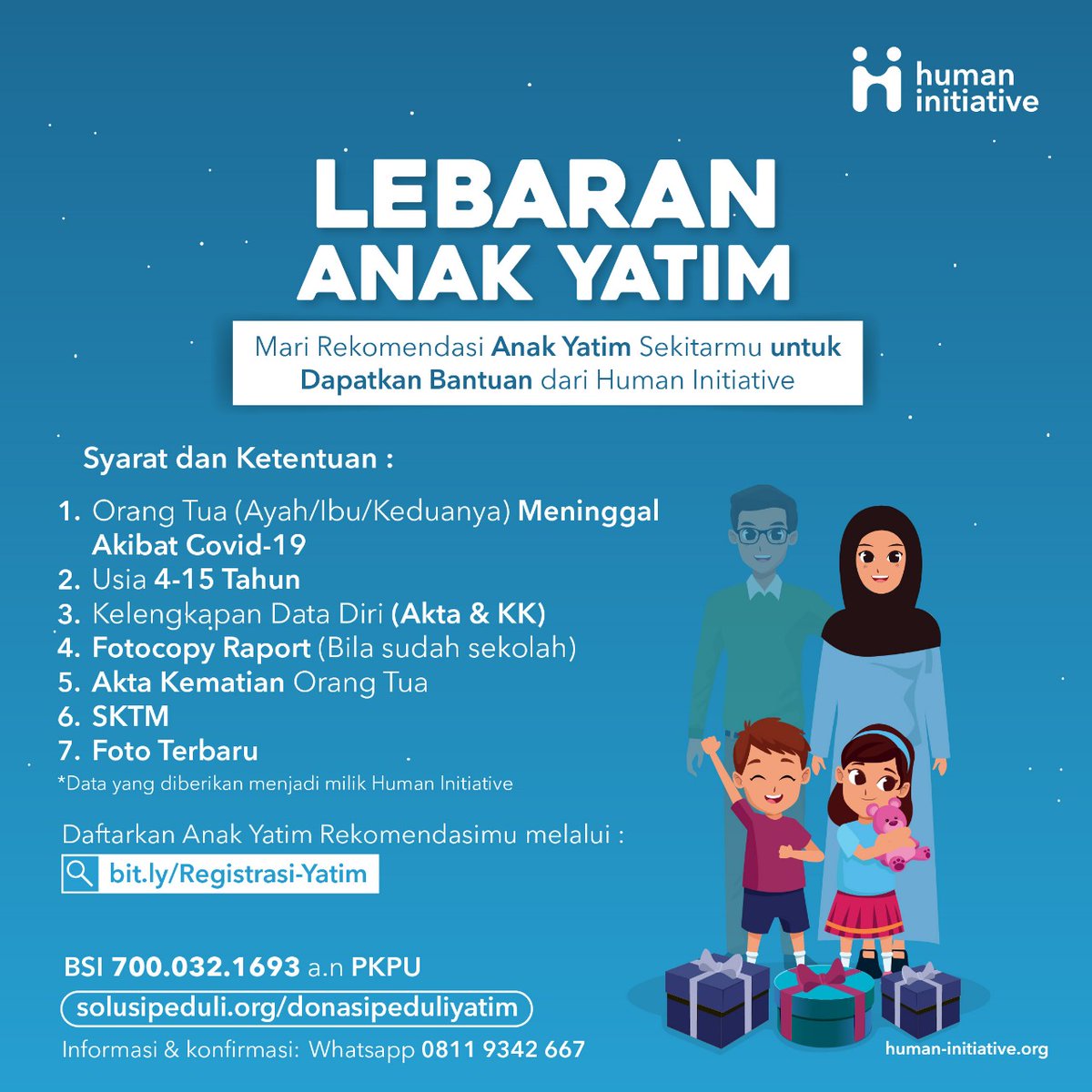 boymareta's tweet photo. #JumatBerkah . Bantu rekomendasiin donk temans, klo ada anak yatim ditinggal Covid orang tuanya. Isi link dinposter ya https://t.co/NNJR77fysJ