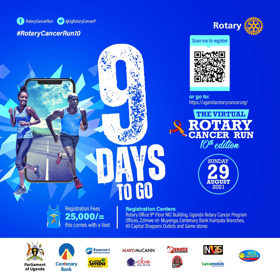 shubeyl's tweet photo. With just 9 Days left to #RotaryCancerRun10 I have secured my kit to run but this time round representing @RunisMedia1 , @GoGirlAfrica1 and @LabourWorldCnt all in one. #RMLCT21 #GGATalks #LWCJobOpportunity https://t.co/K20UW0gpfN
