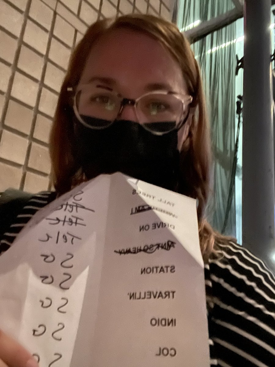 MelissaMDeLuca's tweet photo. I needed this! Thank you @MattMays @samrobertsband @kosinception wsg @Sloanmusic &amp; @TokyoPoliceClub #backtolive #paperairplanesetlist https://t.co/9zb3o73hSe