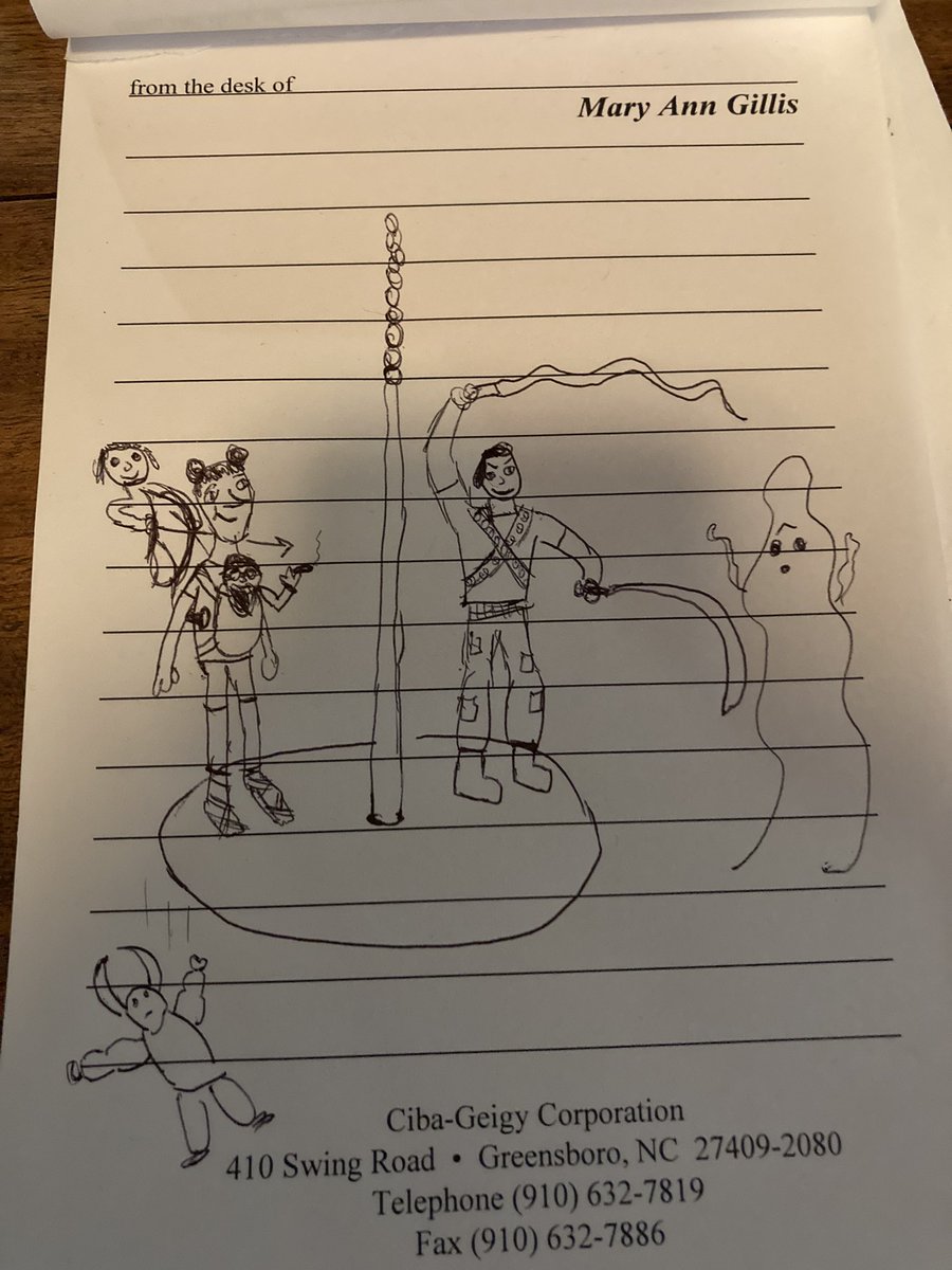 adelladee16's tweet photo. @Nika_Howard @DnDPodcast I borrowed Lahni for a one shot with me n the pals and carried on the long tradition of double baby Bjorning. #drunksanddoodles #gapcast https://t.co/JcefKaSKSV