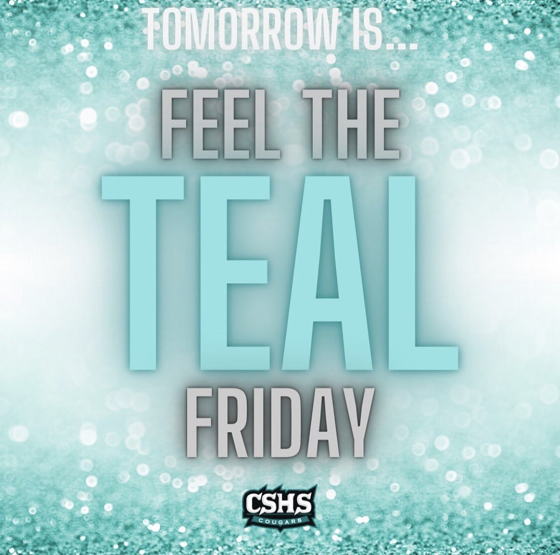 Canyon Springs High School (@cshs_cougars) on Twitter photo Tomorrow is Friday…you know what that means! Wear your black and teal or Cougar gear. Let’s get ready for our first first home football 🏈 game of the season! <a href="/MorenoValleyUSD/">Moreno Valley USD</a> <a href="/Athletics_CSHS/">Canyon Springs High School Athletics</a> #feeltheteal Tomorrow is Friday…you know what that means! Wear your black and teal or Cougar gear. Let’s get ready for our first first home football 🏈 game of the season! <a href="/MorenoValleyUSD/">Moreno Valley USD</a> <a href="/Athletics_CSHS/">Canyon Springs High School Athletics</a> #feeltheteal