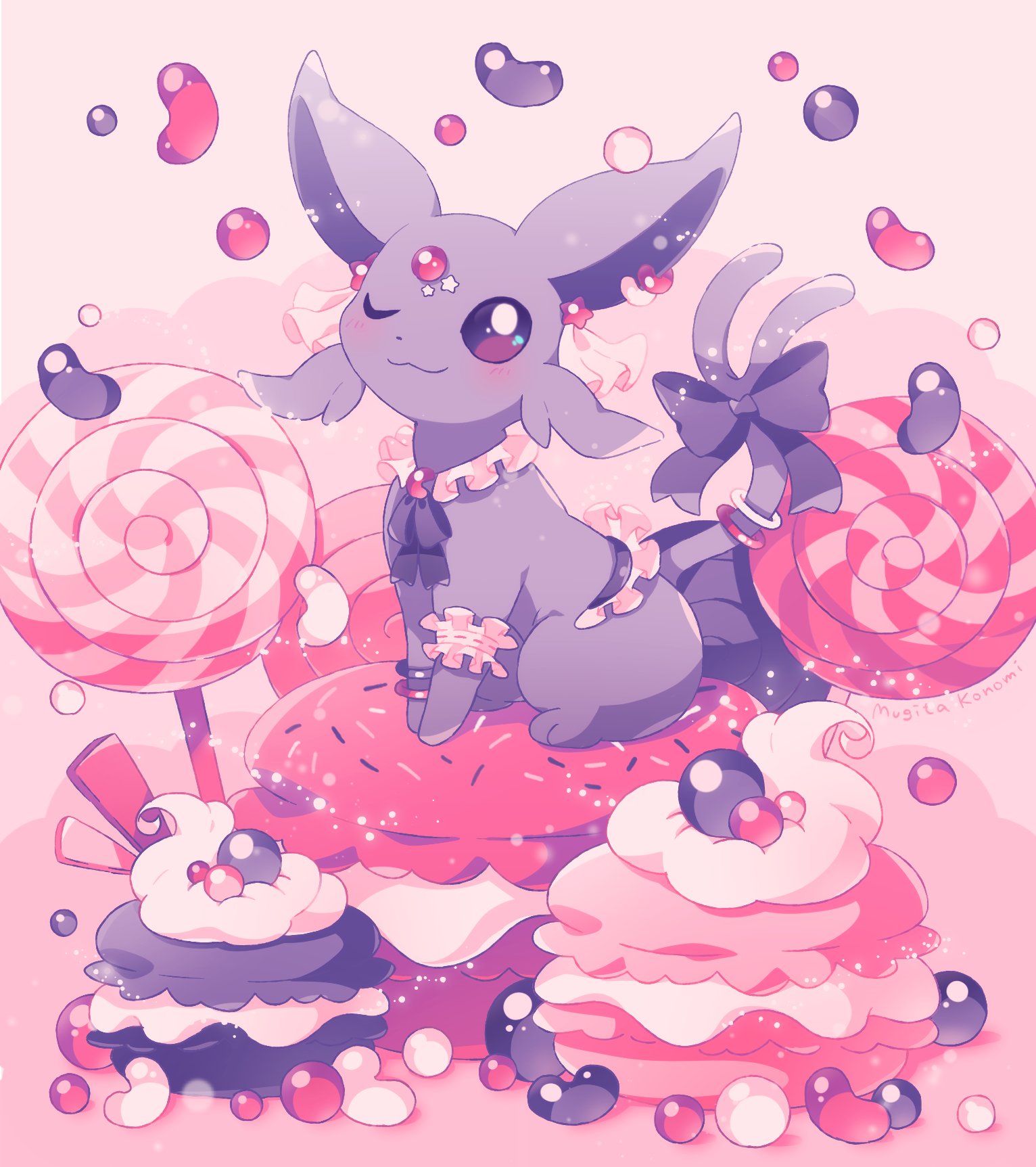 麦田このみ イラストレーター V Twitter おしゃれエーフィ ぷにぷにスイーツ エーフィの日 T Co Mdhhyqpnng Twitter